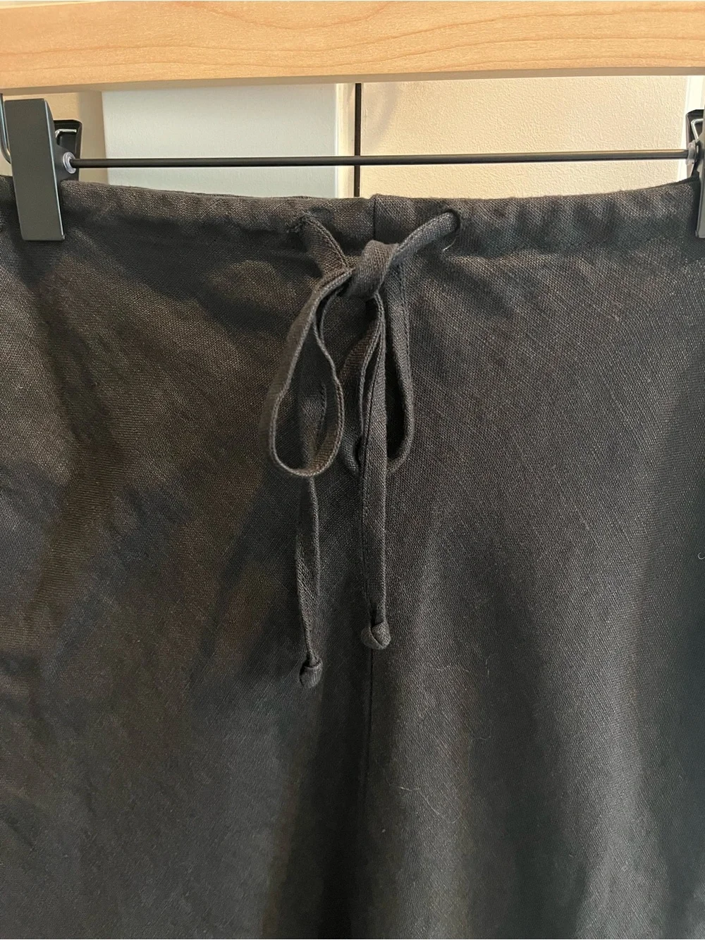 Faithfull The Brand Black Katala Linen Maxi Skirt Medium (NWOT) - Picture 5 of 6